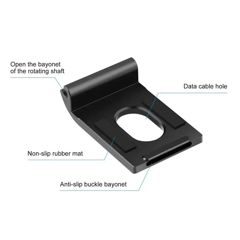 Per GoPro 11 Mini accessori neri Coperchio in alluminio laterale in metallo ricaricabile Coperchio batteria di ricambio Porta per Go Pro Hero 11 Mini