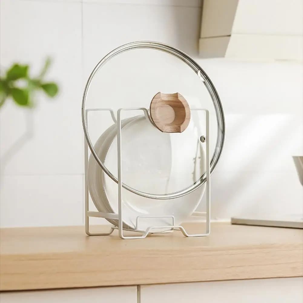 Cutting Board Holder Capacity Kitchen Drain Rack Organizer Pan Baking Tray Holder Easy Assembly Cutting Board Storage Rack