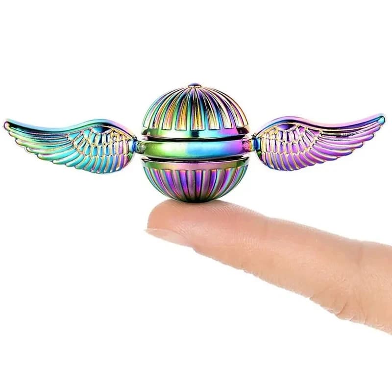 Giroscopio divertente antistress giocattolo spinner a mano in metallo Fidget Spinner per giroscopio con rotazione delle dita antistress per bambini e adulti