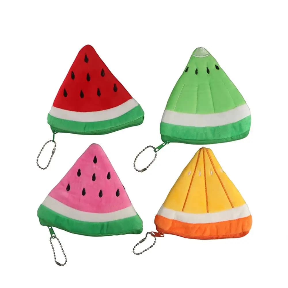 Small Mini Storage Case Cute Coin Purse Bag Pendant Student Bag Cartoon Fruit Coin Purse Keychain Bag Storage Bag Flush Wallet