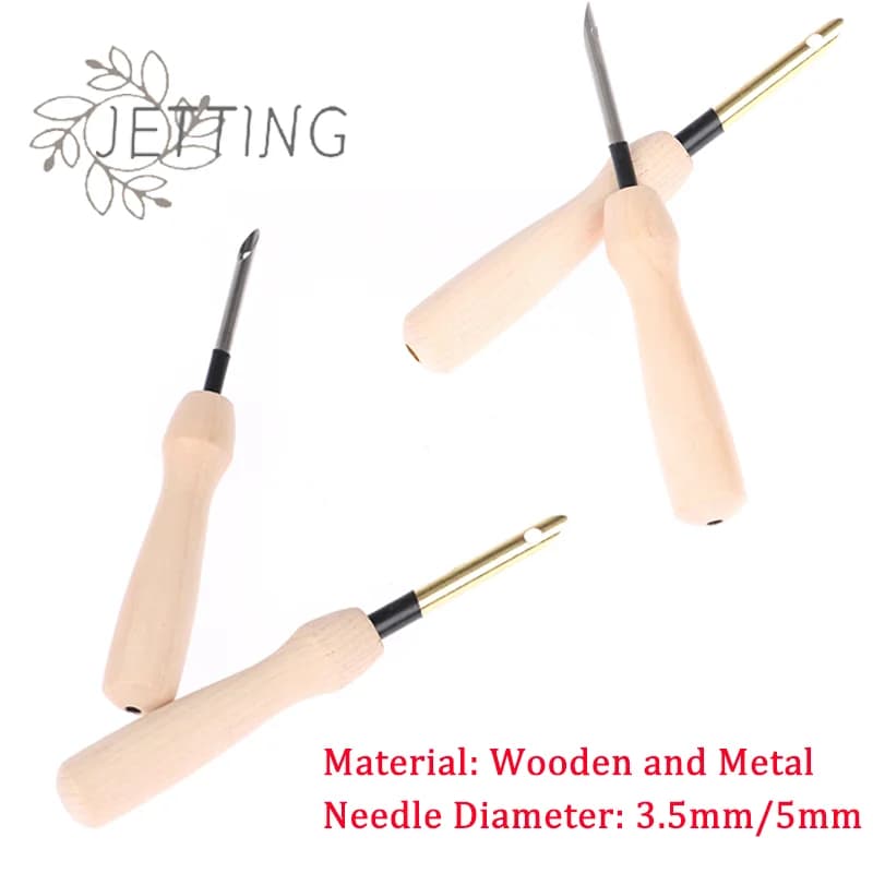 Hot DIY Knitting Embroidery Pen Weaving Sewing Felting Craft Threader Punch Needle Weaving Tools For Cross Stitch Sewing Accesso