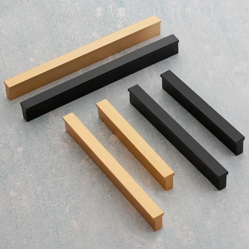 Maniglia per Mobile da Cucina Moderna e Minimalista, Stile Americano, Maniglia a T Allungata per Armadio, Cassetto e Porta