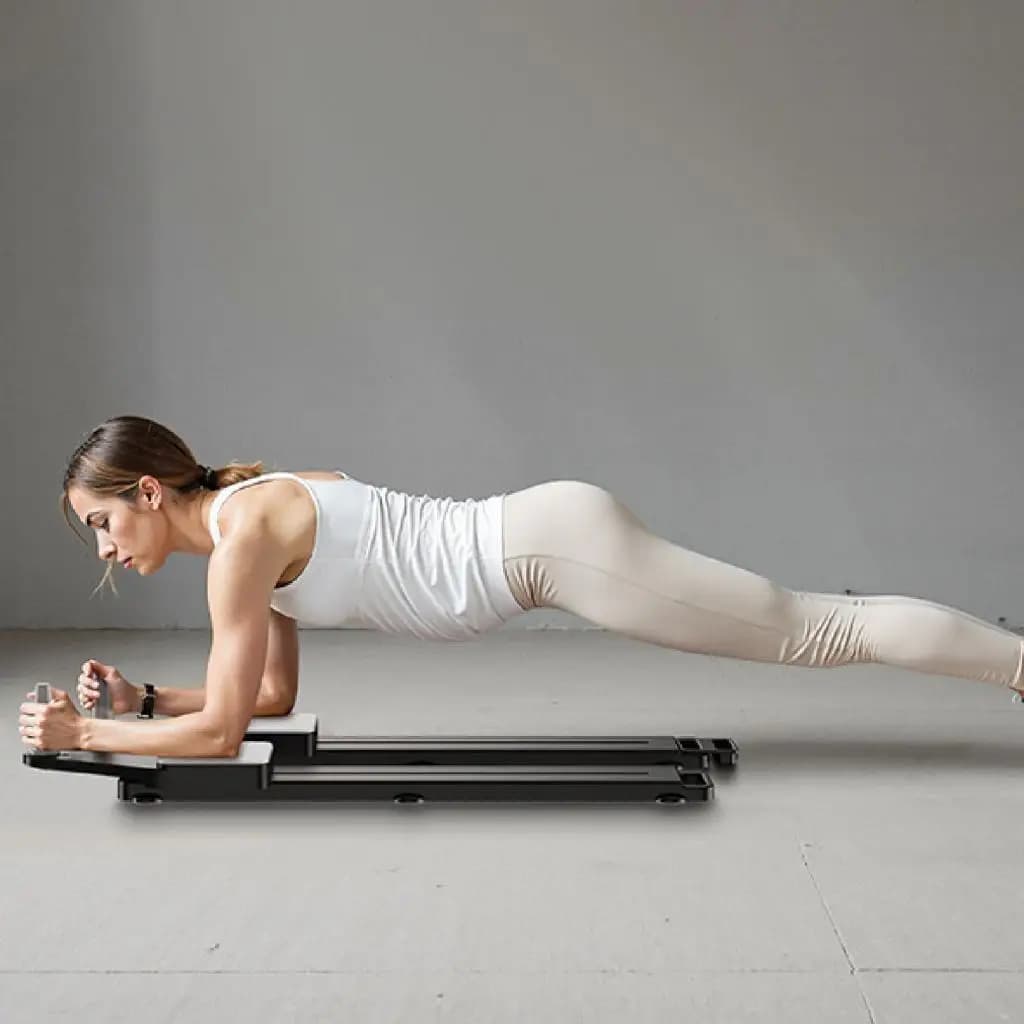 Kit macchina per esercizi per tutto il corpo Pieghevole regolabile per palestra domestica per gambe, allenatore centrale e addominale con fascia di resistenza per la tonificazione dei muscoli