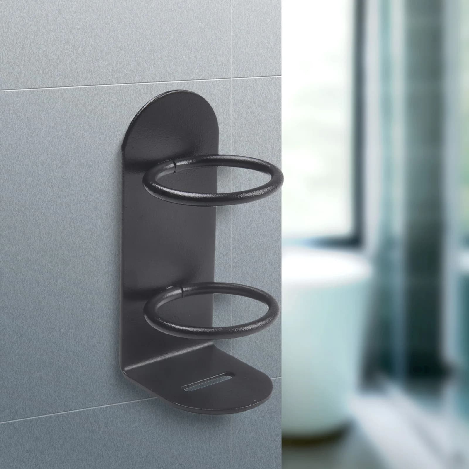 Iron Electric Toothbrush Holder Toothbrush Stand Rack Organizer Wall-Mounted Holder Space Saving Bathroom Accessories