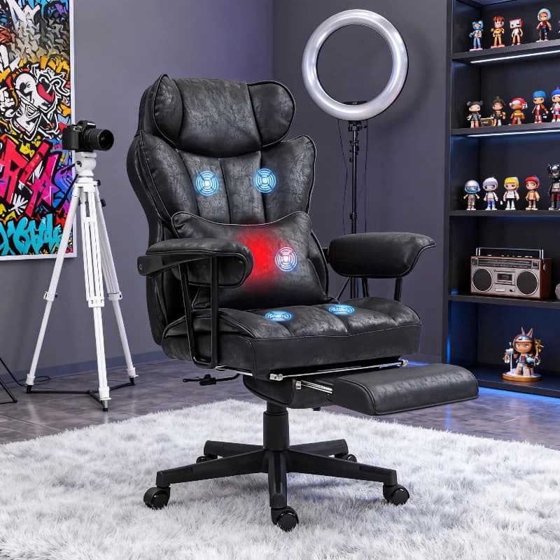 -Per sedia per camera da letto Chaise Gaming Poltrona Sedia da ufficio sana in offerta Pinne Sedia a rotelle Petto Chaise De Bureaux Dildo&