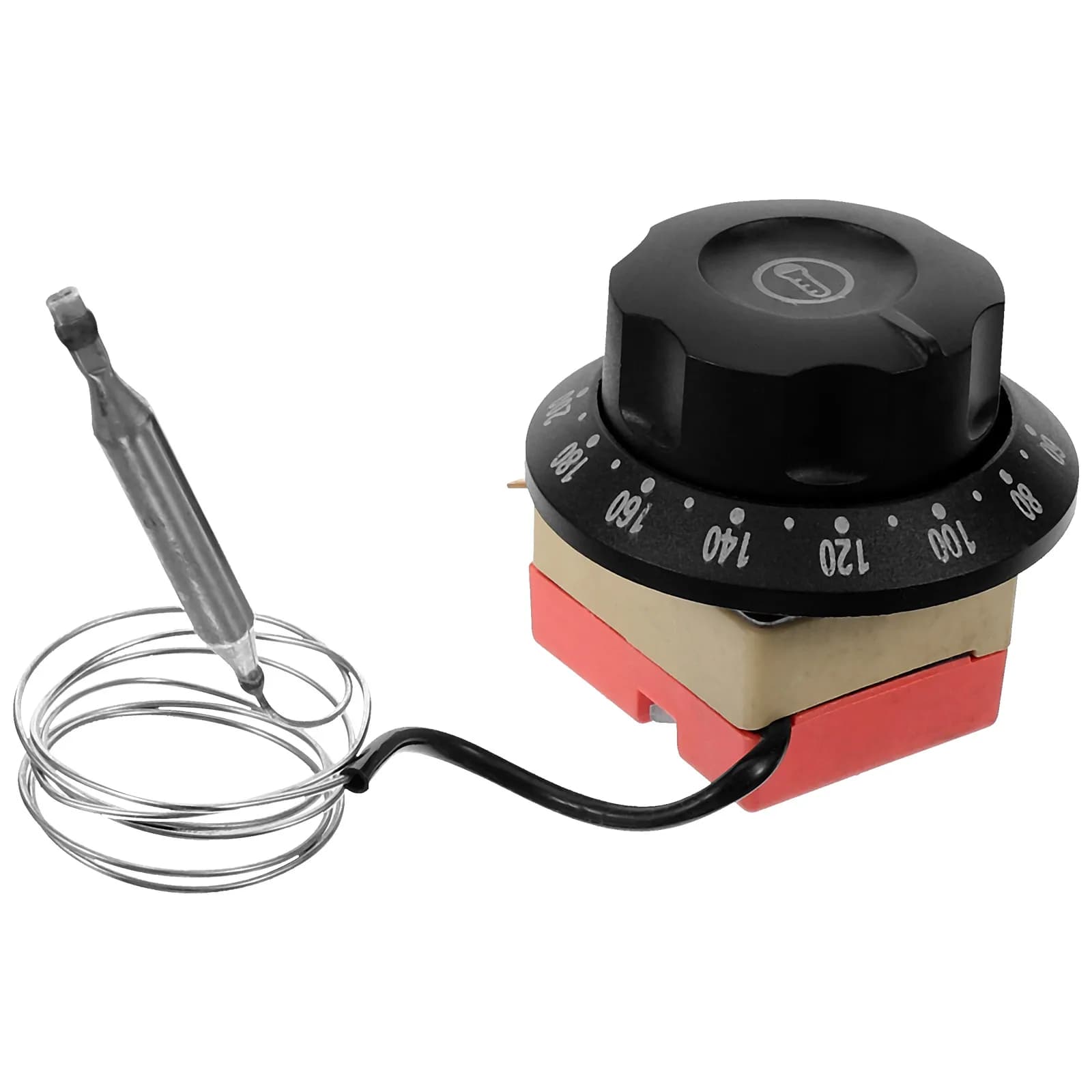 Manopola di controllo termostato 60-200 ° C Regolatore di temperatura per friggitrice ad aria per forno elettrico 220V 16A Sostituzione universale