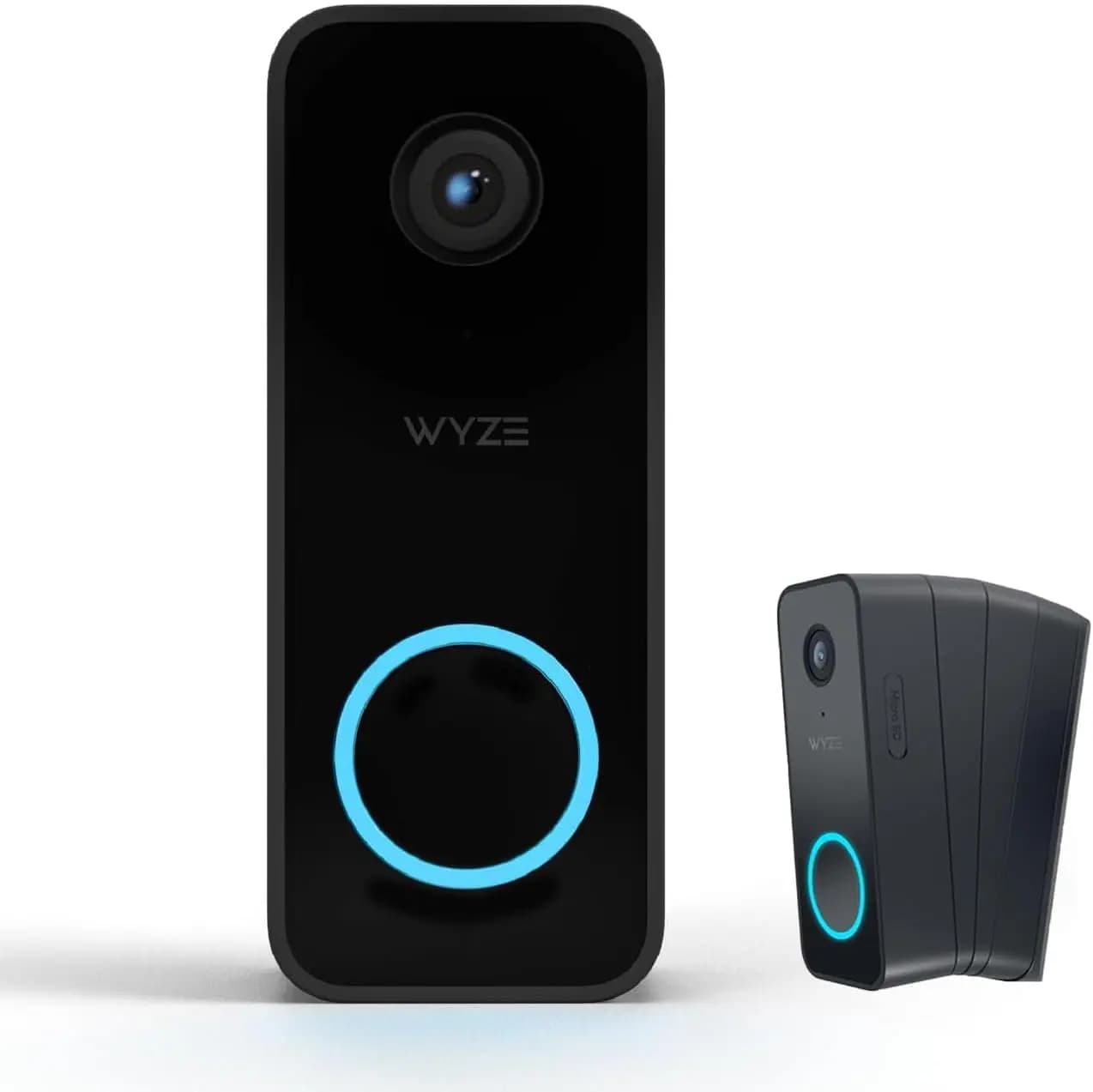 Videocitofono Smart 2K con Rilevamento Movimento, Visione Notturna, Audio Bidirezionale, Compatibile con Alexa e Google, Cablato