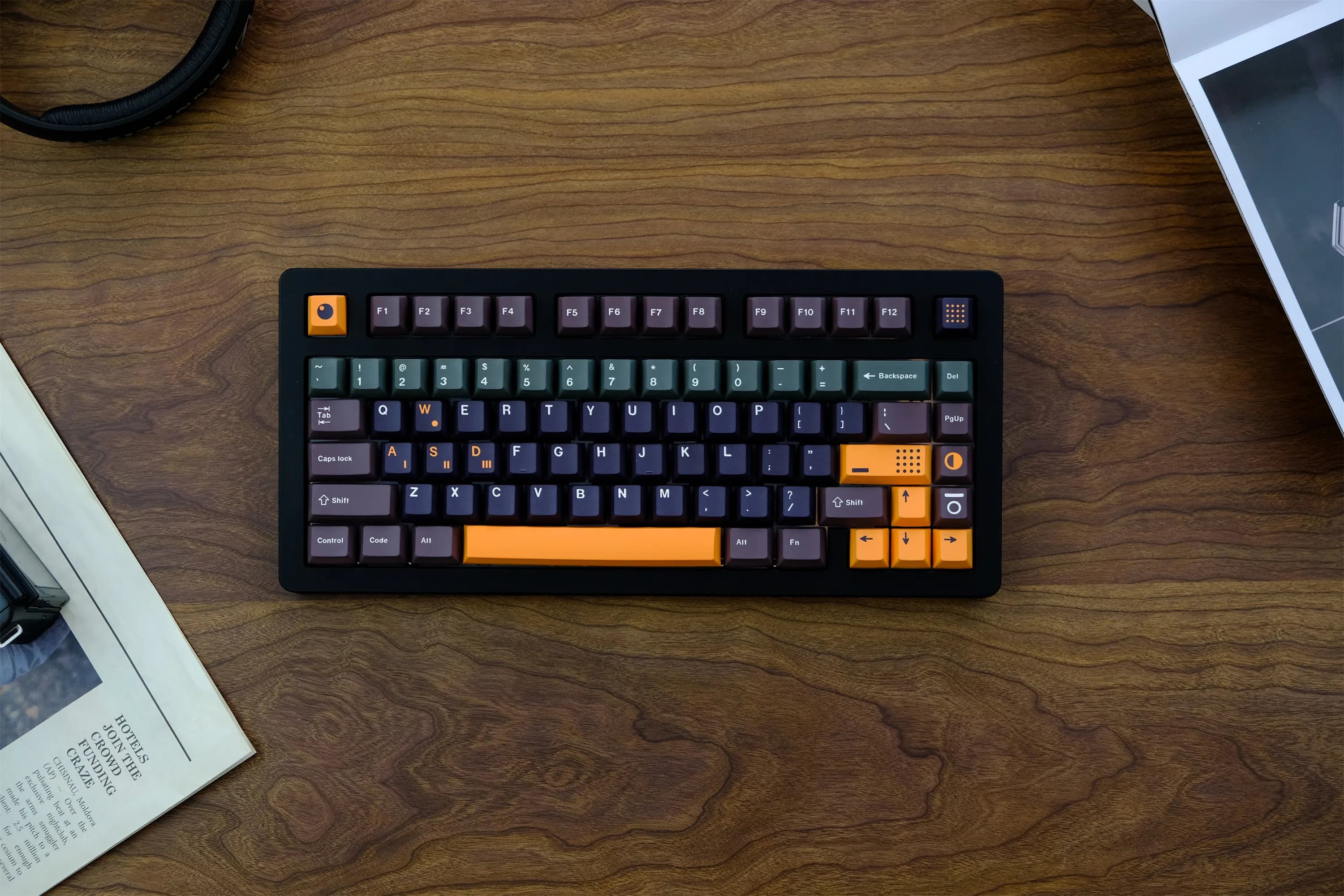 GMK Resonance Keycaps 129 Keys PBT Material Cherry Profile for Cherry MX Switch 61/64/68/75/84/87/98/104 Mechanical Keyboard