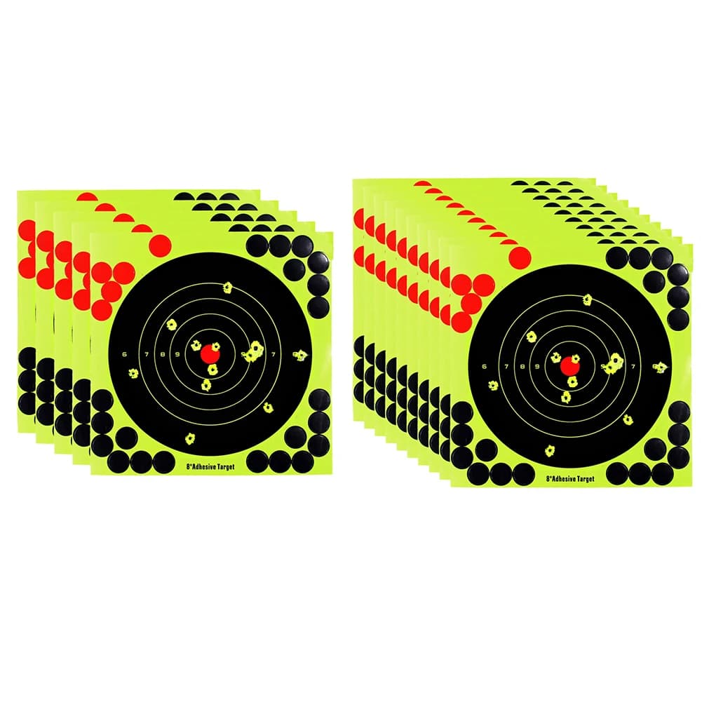 8 pollici Splatter Target Reactive Shooting Target Shoot Train Target Paper Sticker per la pratica delle gare di tiro