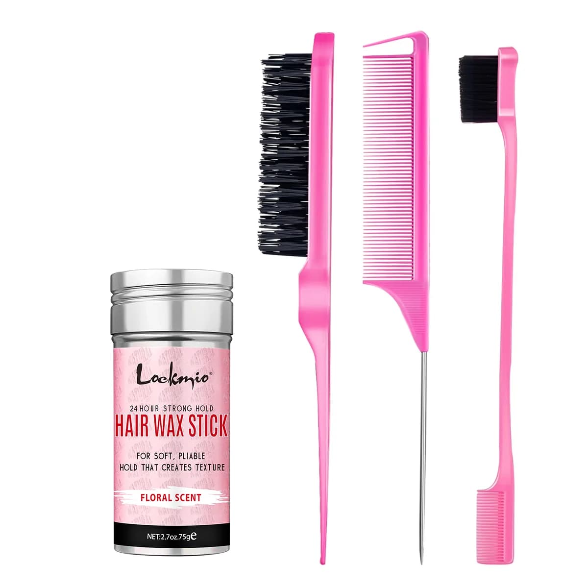 Professional Styling Wax for Women Anti-frizz Pomade Smoothing Broken Back Hair Mud Messy Hair Control Wax Rod for Natural Wigs