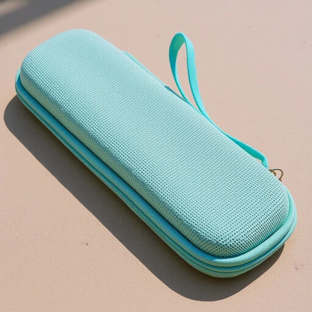 Clear Green Portable Rigid Case for Electric Toothbrush, Travel Organizer with Waterproof and Anti-shocket Protector