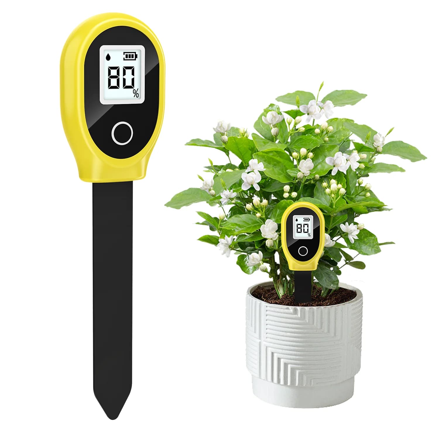 Sensore di umidità del suolo Monitor Piante Strumento di test umidità Igrometro del suolo Rilevatore di piante Cura del giardino Misuratore di umidità per piantare