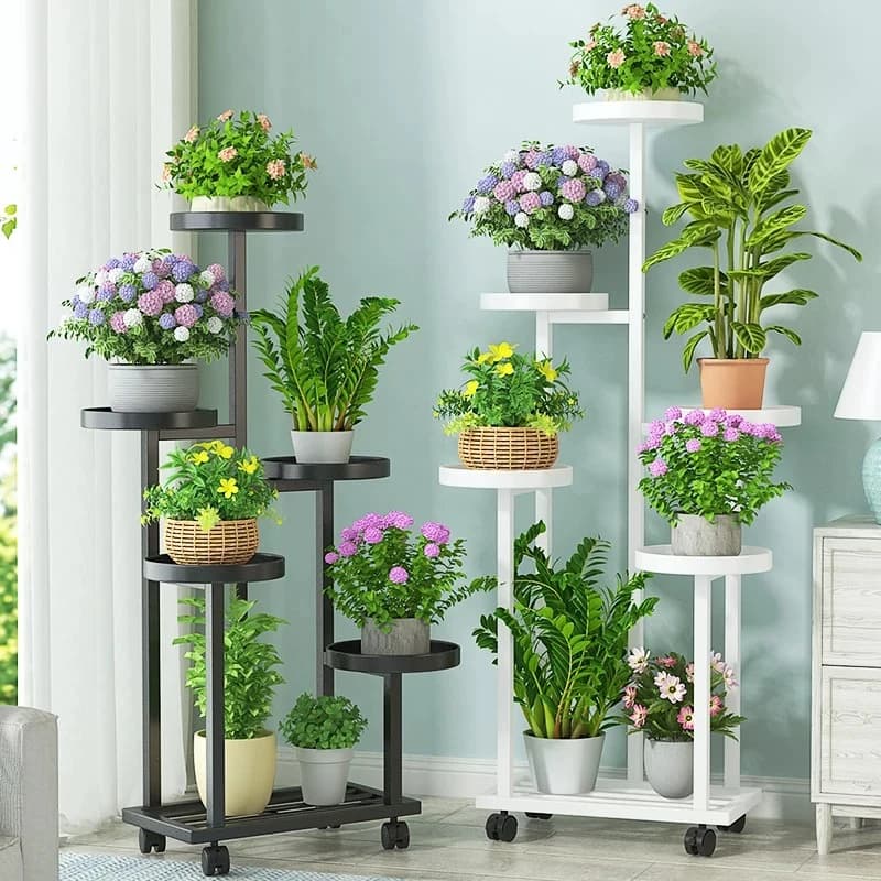 Plant Pot Pedestal Stand Garden Terrace Floating Flower Stand Display Decor Giardino Arredamento Esterno Patio Furniture