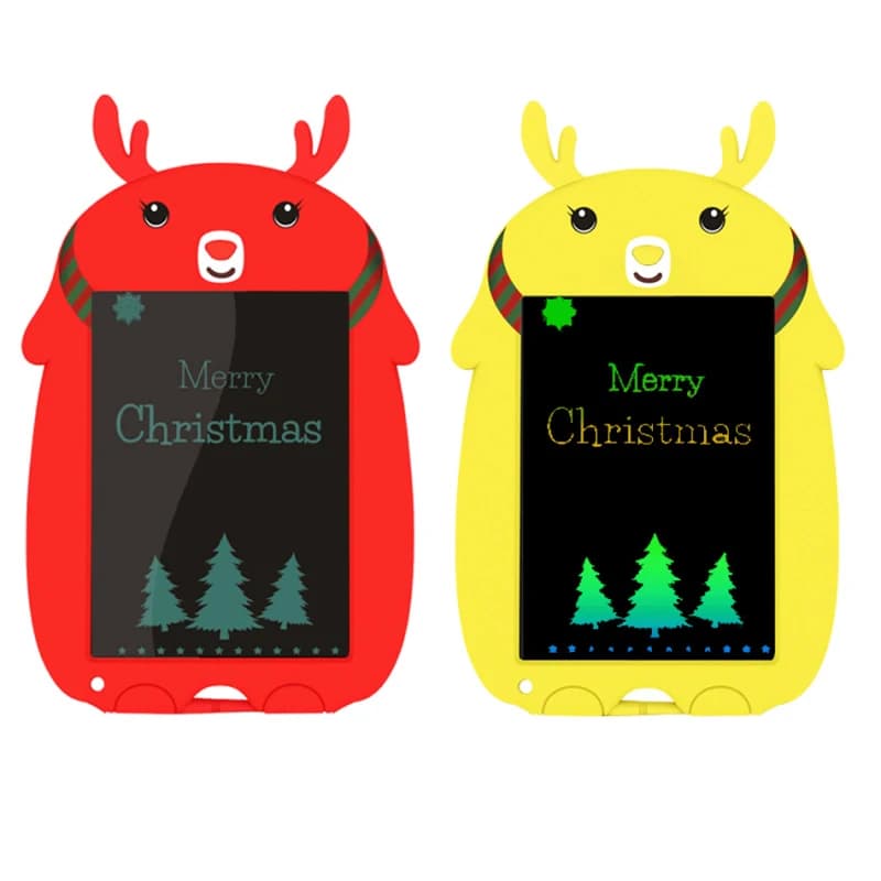 Tavolette da scrittura LCD da 9 pollici per cartoni animati Blocco da disegno con schermo colorato Doodle Board Giocattolo Regalo di Natale e strumento di apprendimento per bambini L38