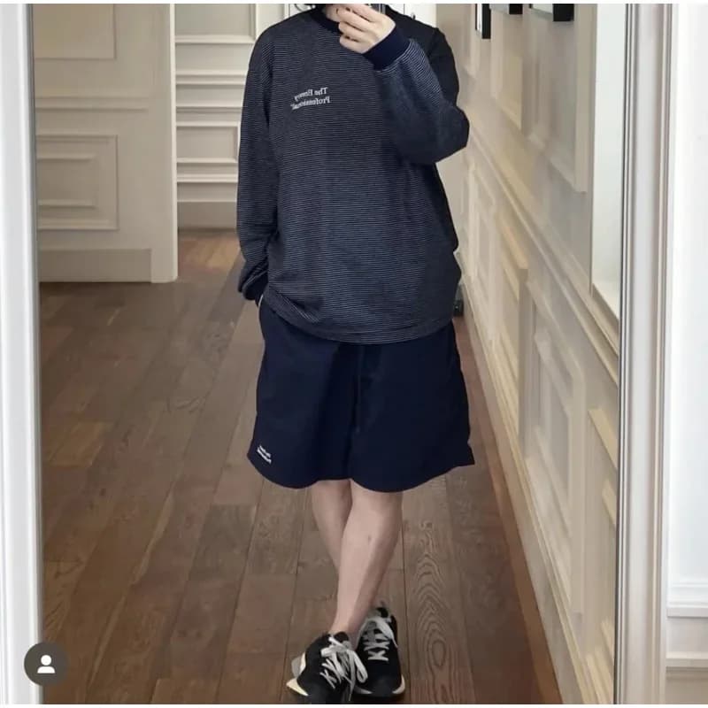 THE ENNOY Pantaloncini in nylon a cinque punti minimalisti americani da esterno sportivi pantaloni da spiaggia giapponesi ad asciugatura rapida per uomo e donna