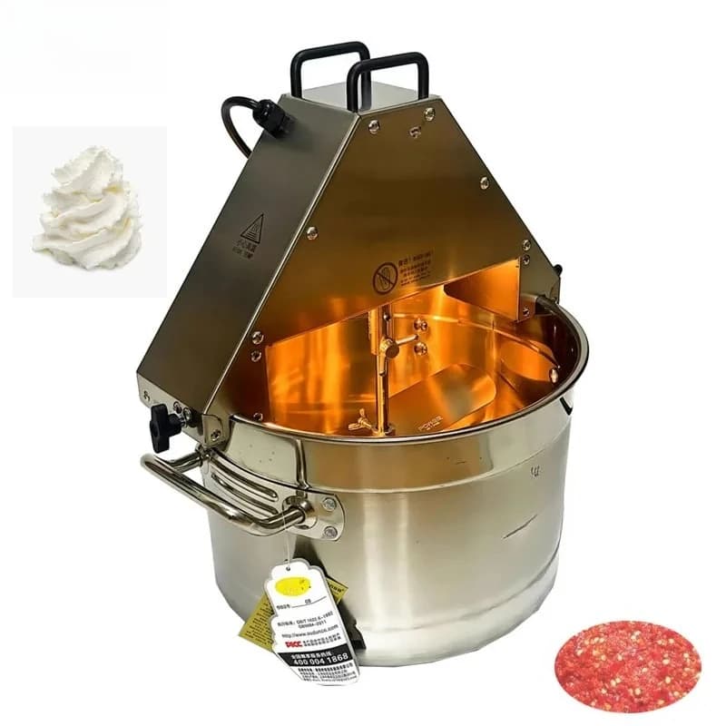 Electric mixer for jam sauce Cooking mixer 10 liters kettle with mixer Fruit jam paste pot