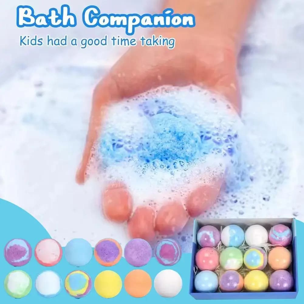 Bombe da Bagno per Bambini con Sorpresa all'Interno, Set Regalo di Palline Frizzanti per Spa con Giocattoli Animali, Regalo Educativo, Divertente e Rilassante per le Vacanze dei Bambini