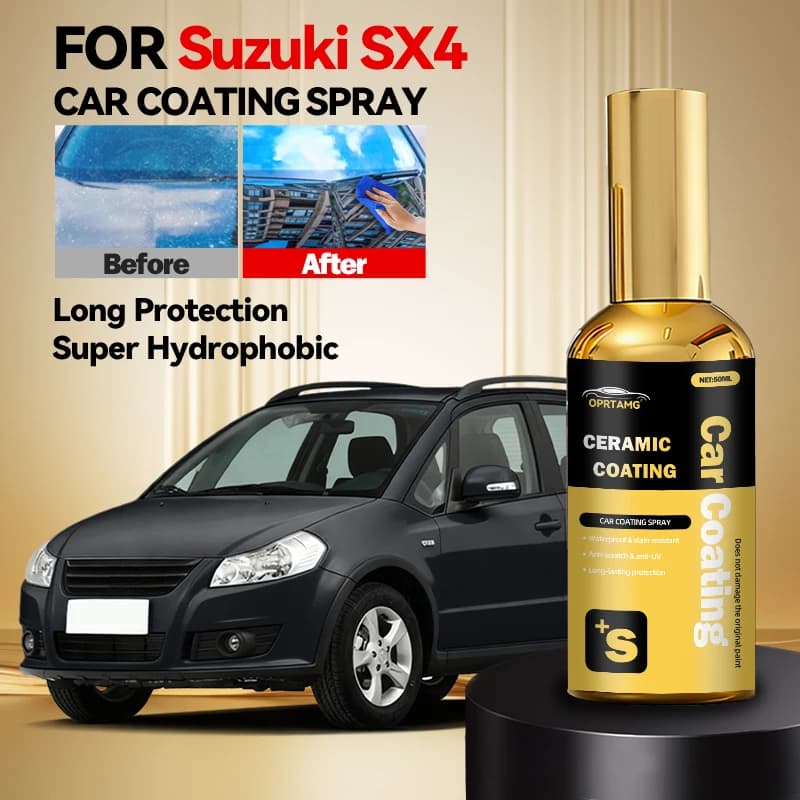 Per Suzuki SX4 2006-2026: Liquido Nano Rivestimento Ceramico Idrofobico Spray Manuale ad Alta Protezione e Lucentezza Effetto Cristallo