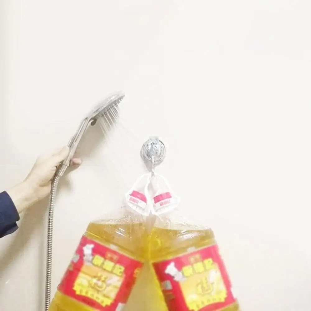 Pratico creativo facile da installare rimovibile resistente appendiabiti da parete per uso domestico ganci a ventosa ganci da cucina portaoggetti per il bagno