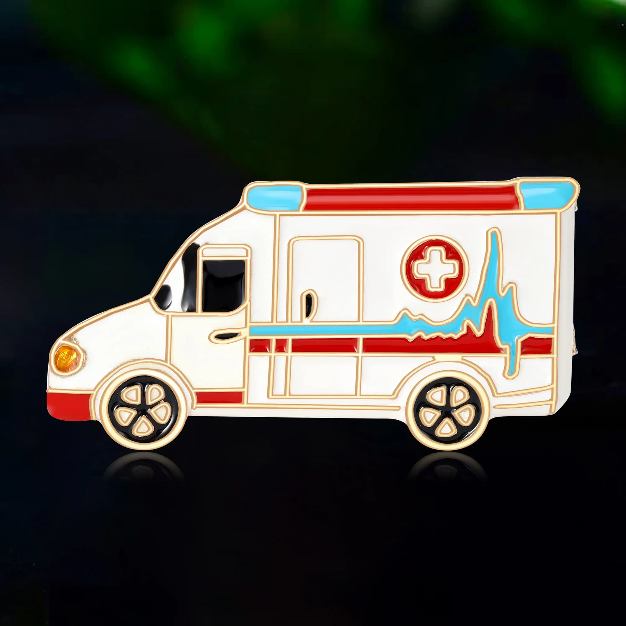 Spille per ambulanze smaltate alla moda per donne Spille per auto unisex Evento Zaino per feste Nuovi regali di lusso Decorazione Accessori per vestiti
