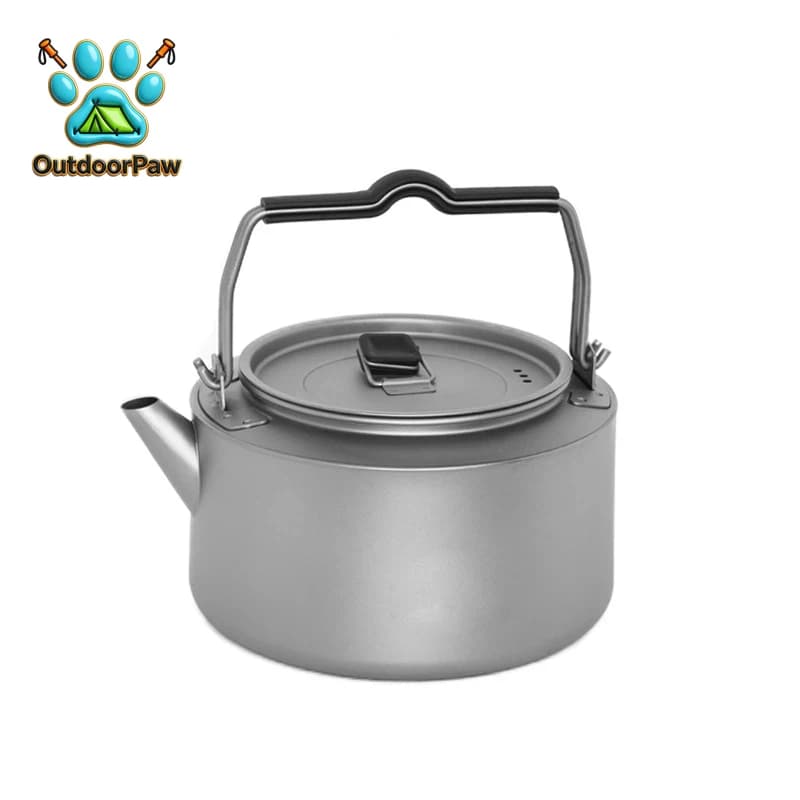 Pure Titanium Kettle, Lightweight, Portable, Foldable, Thick, Durable, Food Grade, Outdoor Camping, Household Kettle