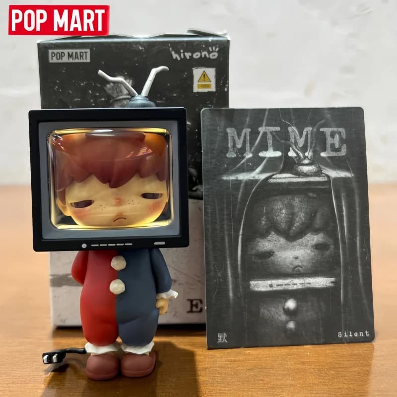 POP MART Hirono The Mime Series Blind Box - Action Figure Anime, Statuette Cartoon, Giocattoli, Bambole, Scatola Misteriosa, Regali di Compleanno