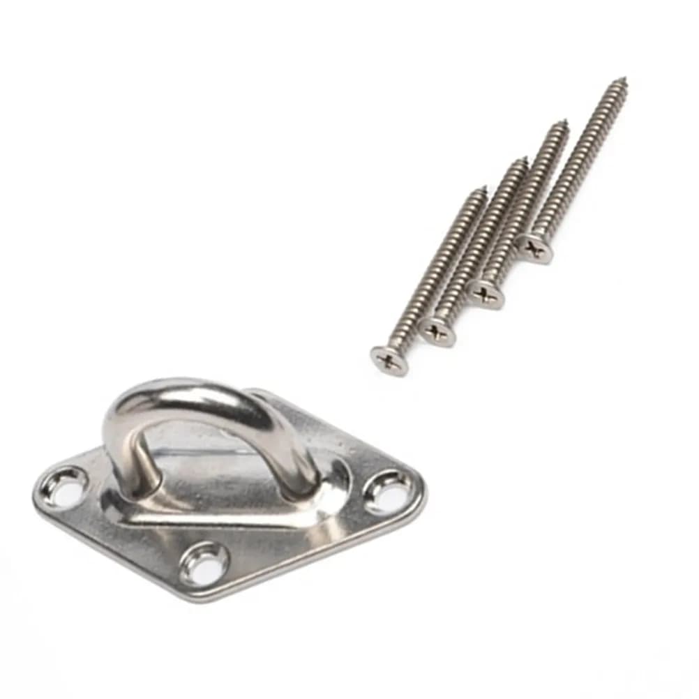 M8 Stainless Steel Hammock Hanging Kit for Outdoor Hanging Chairs Swings Punching Bags Heavy Duty Rotating Hook Hardware Set