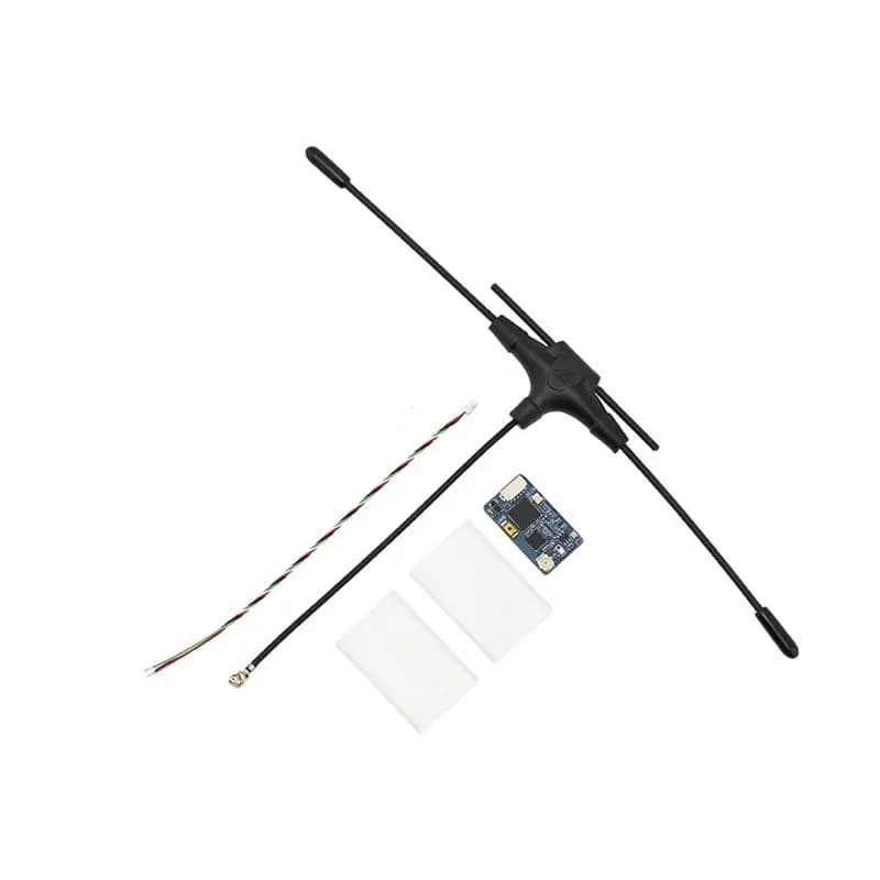 Ricevitore Nano A63T-900/2400 ELRS Dual Band con Antenna Singola, Ricevitore RX Multi-Frequenza 100MW per Droni FPV RC