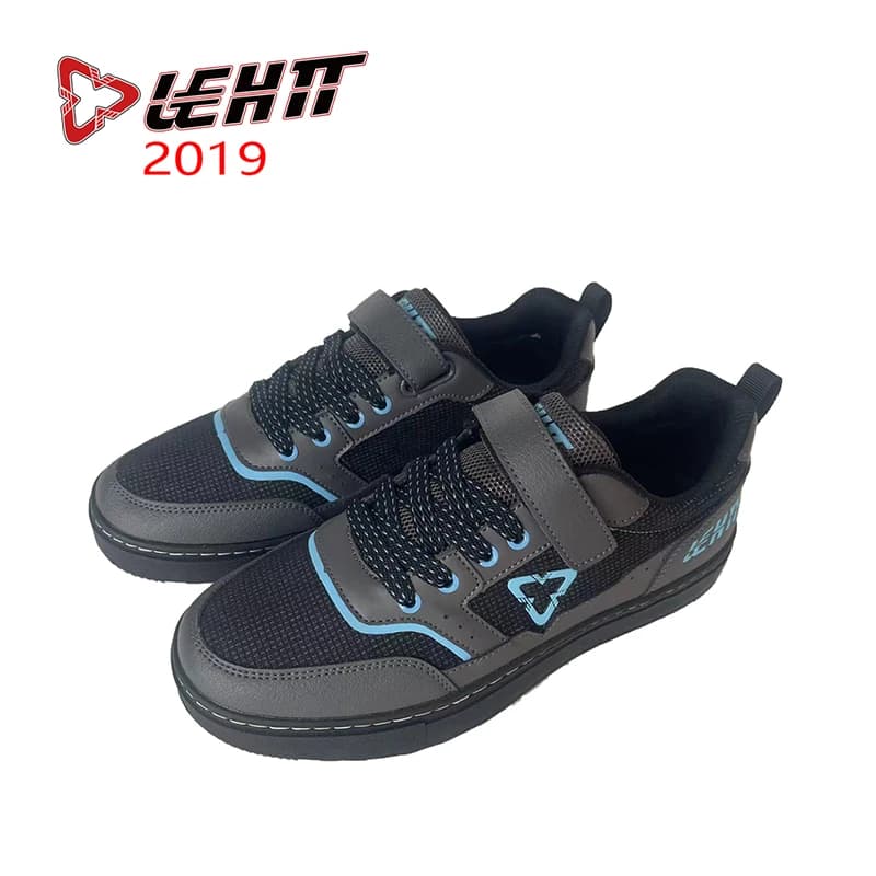 LEHTT scarpe da Mountain Bike scarpe sportive da bicicletta da uomo antiscivolo Fitness sport materiale PU stivali a fondo piatto da bicicletta fuoristrada