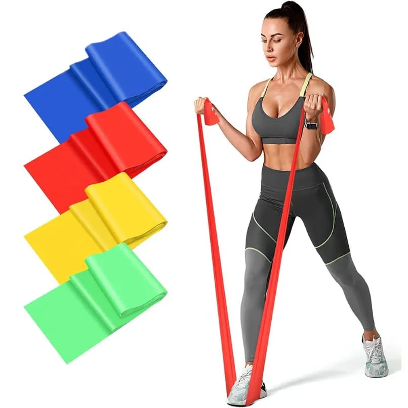 Fasce di resistenza Esercizio Fasce per terapia fisica Yoga Pilates Pull Strap per palestra di casa Fitness Stretching Allenamento della forza