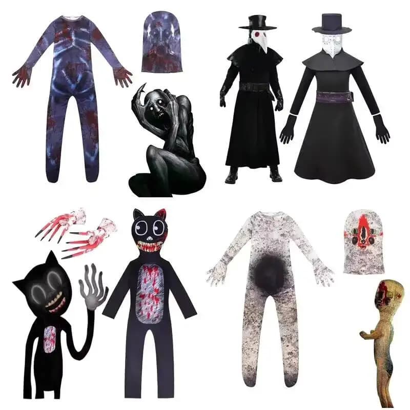 Cosplay Costumes of SCP Foundation, Horror Clothing Kids, Halloween, Models SCP 6789 173 096 049