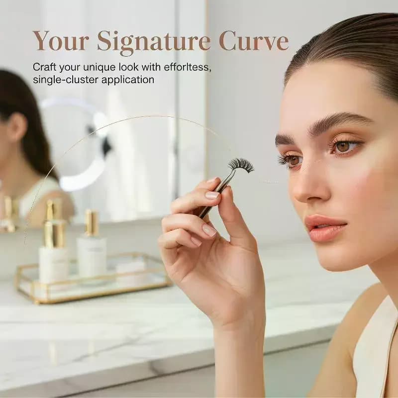 10D-100D 3D False Eyelash Kit DIY Segmented Lashes Single Cluster For Eyelash Extensions Resuable Natural Lashes