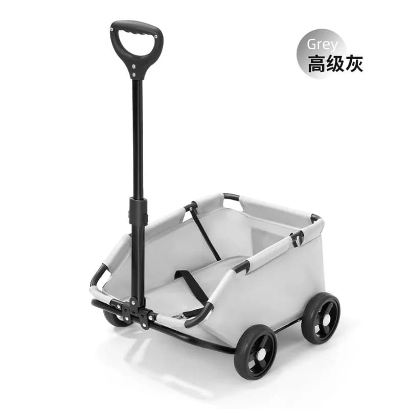 Foldable Space Capsule Pet Trolley Lightweight Pull Cart Stroller for Small Dogs Cats Outdoor Travel