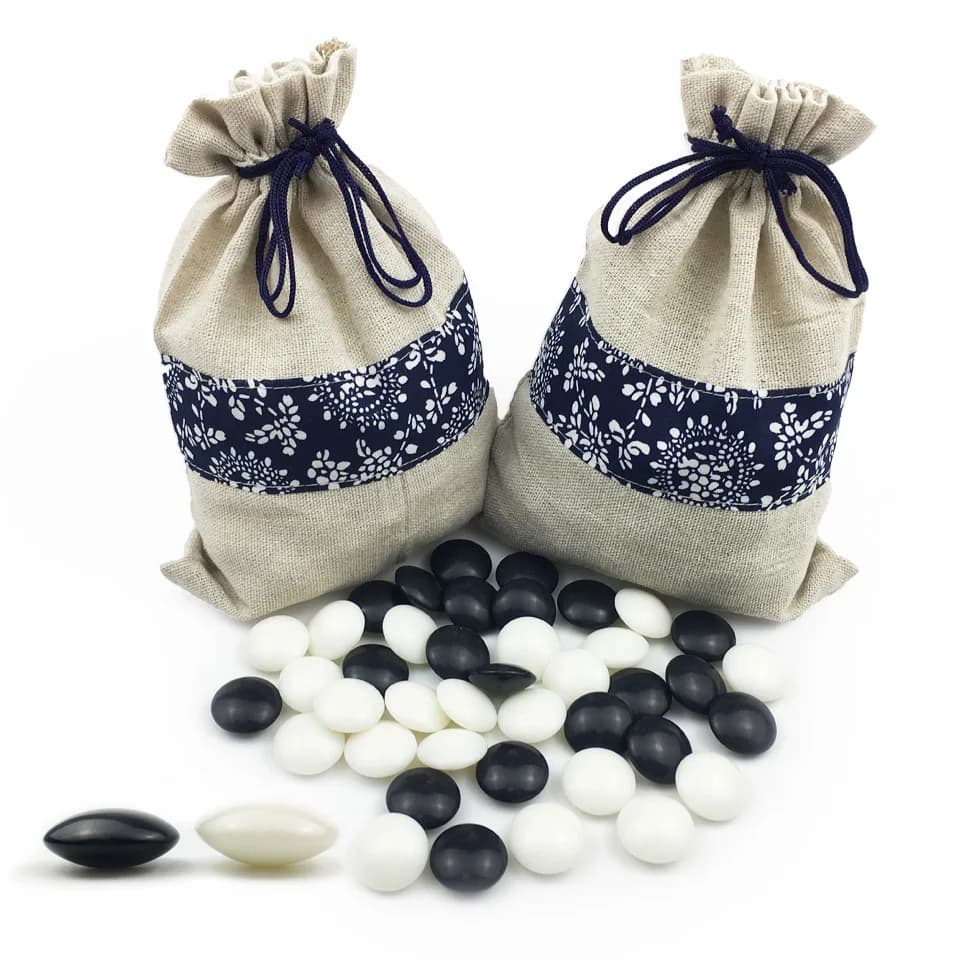Pezzo Weiqi 2,2 cm Go Pezzi degli scacchi per 19 Strada 361 Pezzi Nessun scacchiera Vecchio gioco cinese di dama internazionale per regalo per adulti