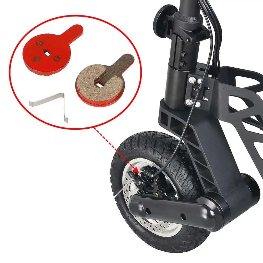 Pastiglie Freno Semi-Metalliche per Scooter Kukirin G2 Pro G2 Max, Pastiglie per Pinza Freno, Parti per Freni a Disco in Resina per Biciclette e Mountain Bike