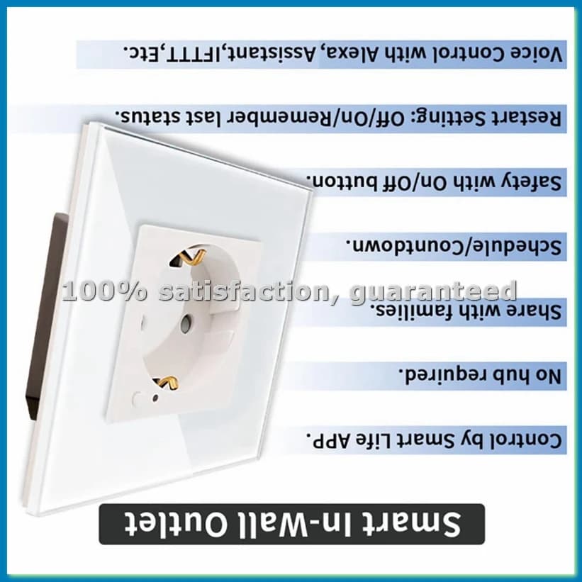 Electric Grip in Muro, Panel Current 16A European with Round Hole, EU-ABHG Intelligent Grip
