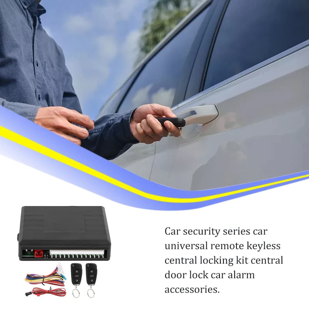 Sistema di Allarme Universale per Auto con Controllo Remoto e Kit di Accesso Senza Chiave