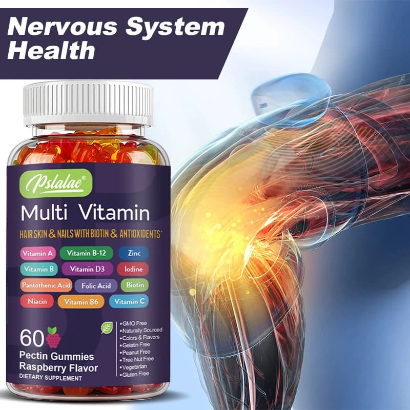 Multivitamin gumella - Food supplement, Antioxidant, Improve immunity, Support Skin, Brain, Eyes and General Health
