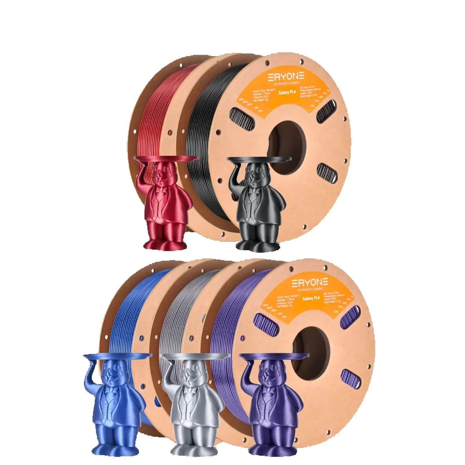 ERYONE 3D Printer Erion Filament Pla Glitter for 3D Printer Perfect Spooled (1kg) 1.75mm High Quality Fast Shipping