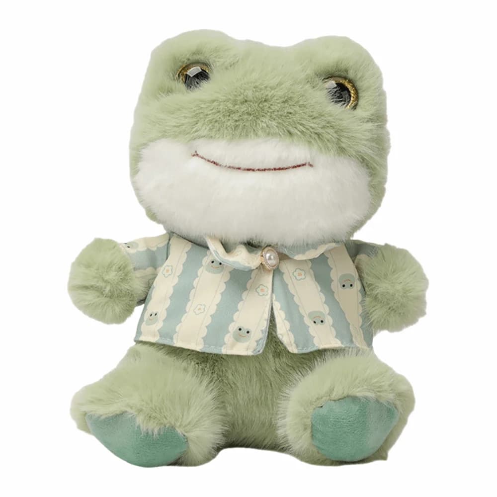 Multicolor Cartoon Animal Plush Doll Sheep Elephant Soft Stuffed Animal Doll Frog Duck Cat Desktop Ornament Plush Toy Gift