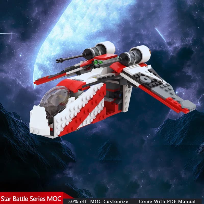 223 PCS Star Scuffle Gunship - 75388 alternative MOC Customize Modular Building Block Model Creative DIY Boys Holiday Toy Gifts