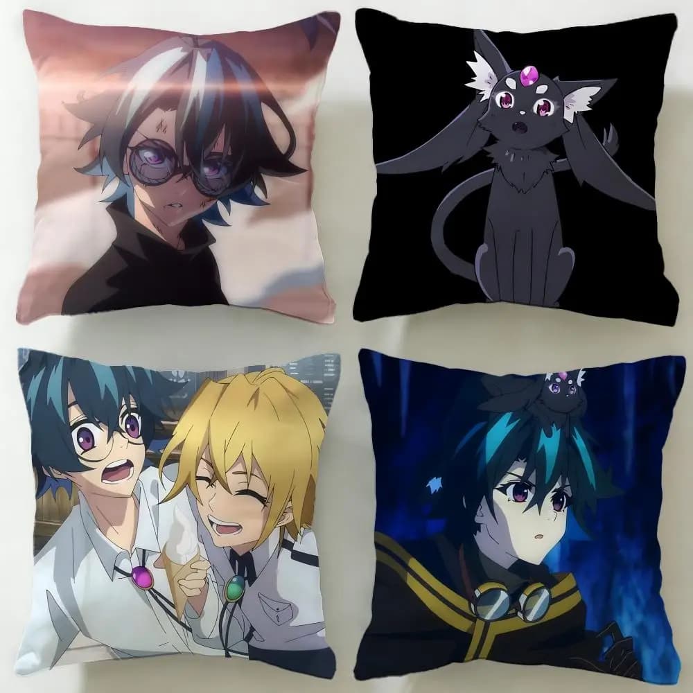 Fantasy Anime Wistoria Wand and Sword Fodera per cuscino morbida e facile da lavare - Versatile per divano, letto, viaggi e ufficio