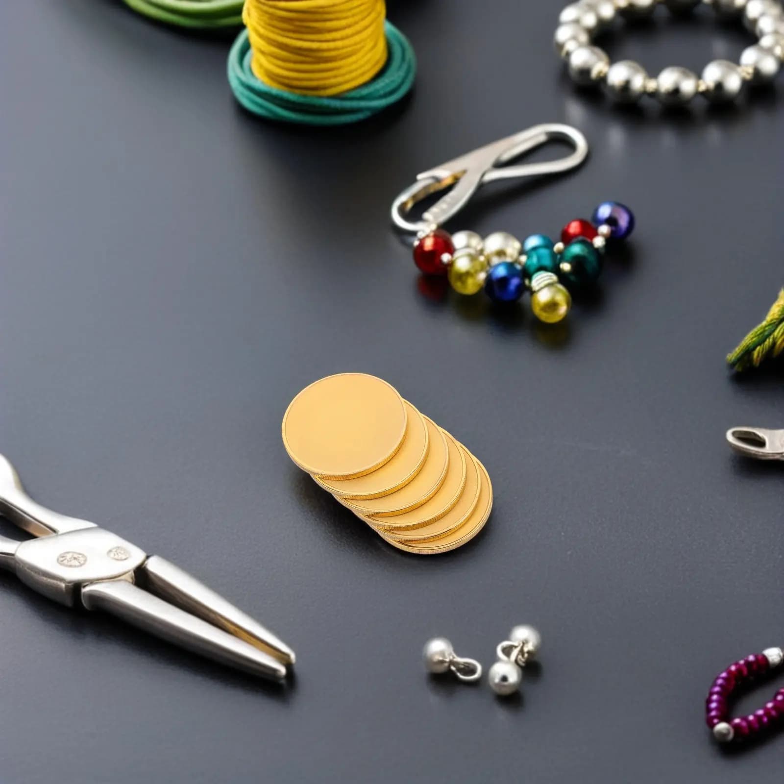 8 Pezzi Moneta Commemorativa Vuota Rotonda da 40 mm in Metallo Incisione Laser Fai da Te Gioielli Artigianali Monete Grezze per Sfide