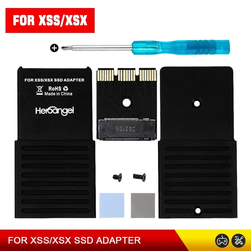 Scheda di espansione per Xbox Series X|S, box di conversione per disco rigido esterno, box per schede di memoria SSD M.2 NVME 2230, adattatore SSD