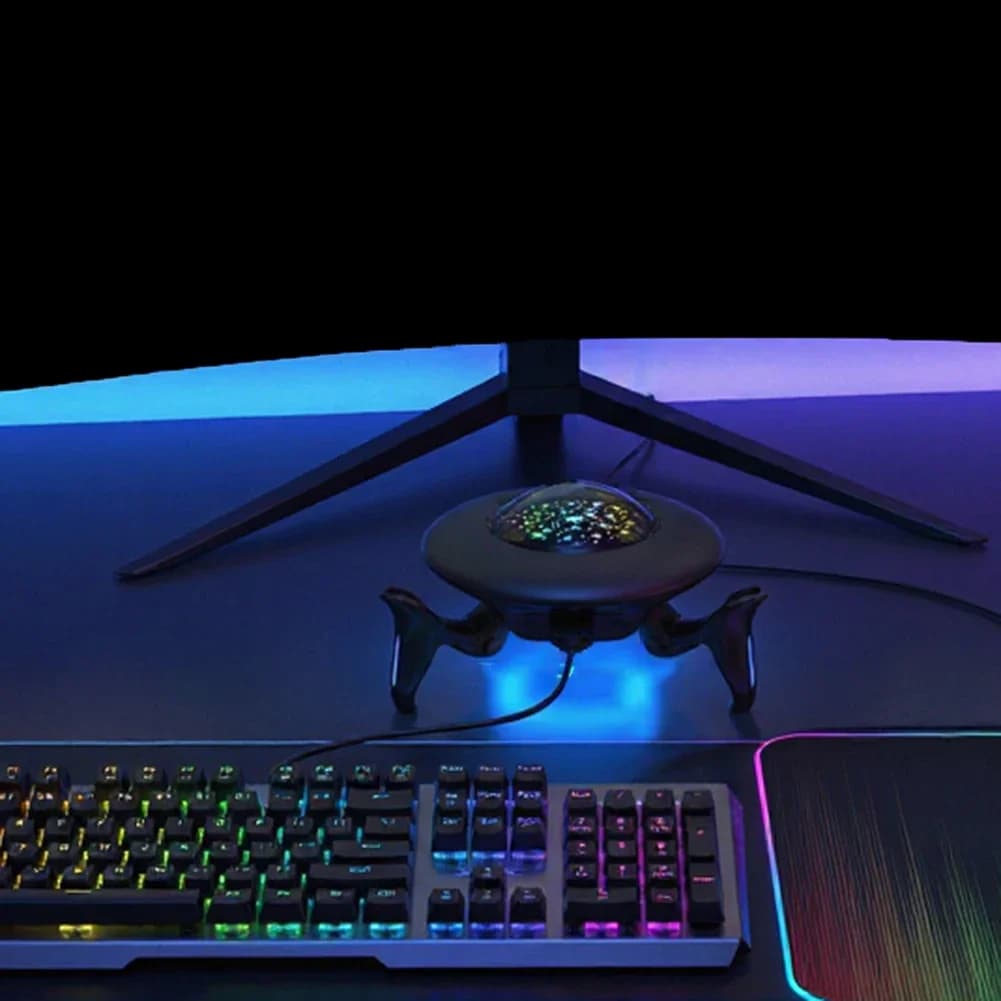 Convertitore RGB per Tastiera e Mouse per Switch2, PS4, Xbox, Convertitore Circolare per Tastiera e Mouse per PC, Accessori da Gaming