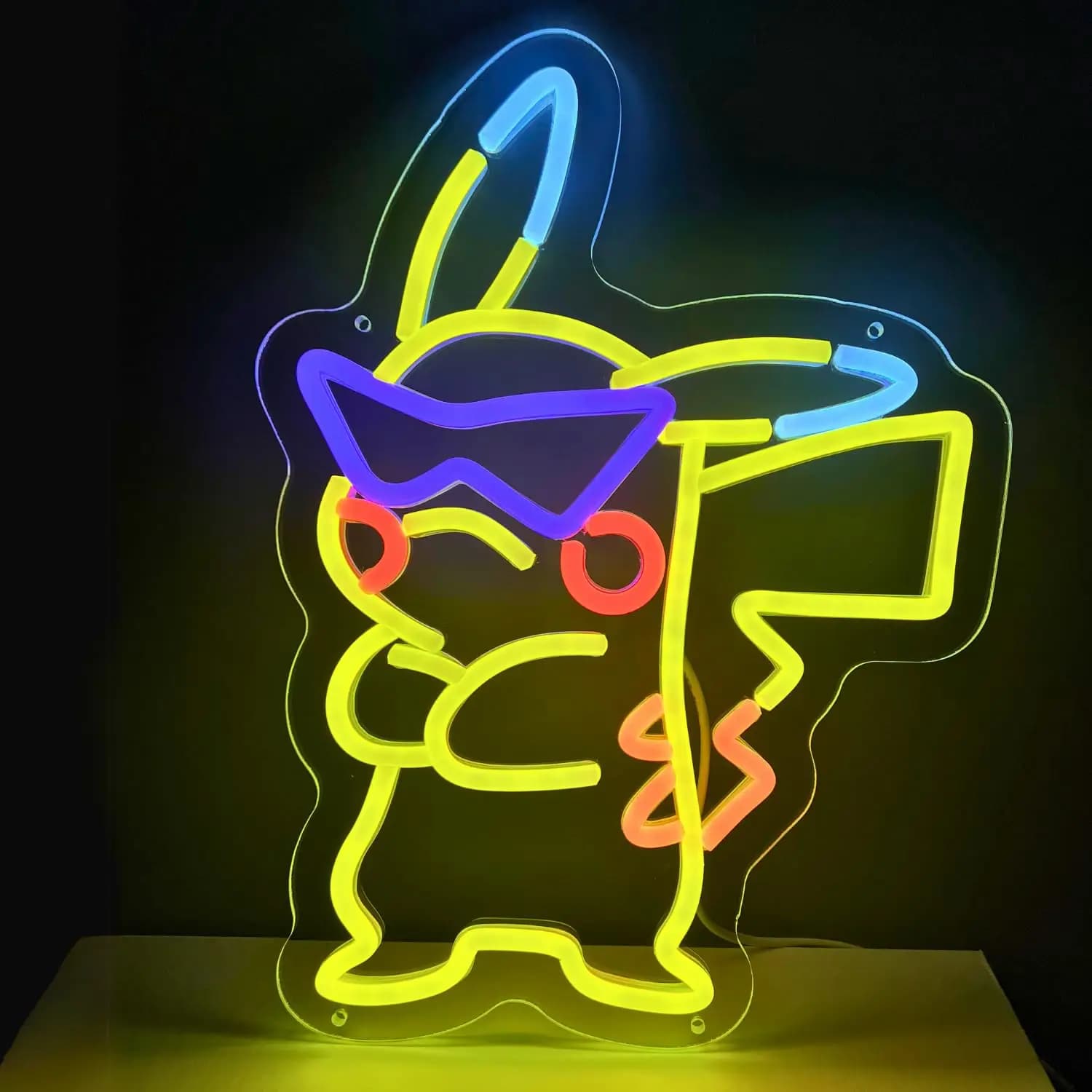 Pikachu Neon Sign For Wall Decoration Powered Neon Sign For Home Game Room Wall Decor Gifts Friends Families