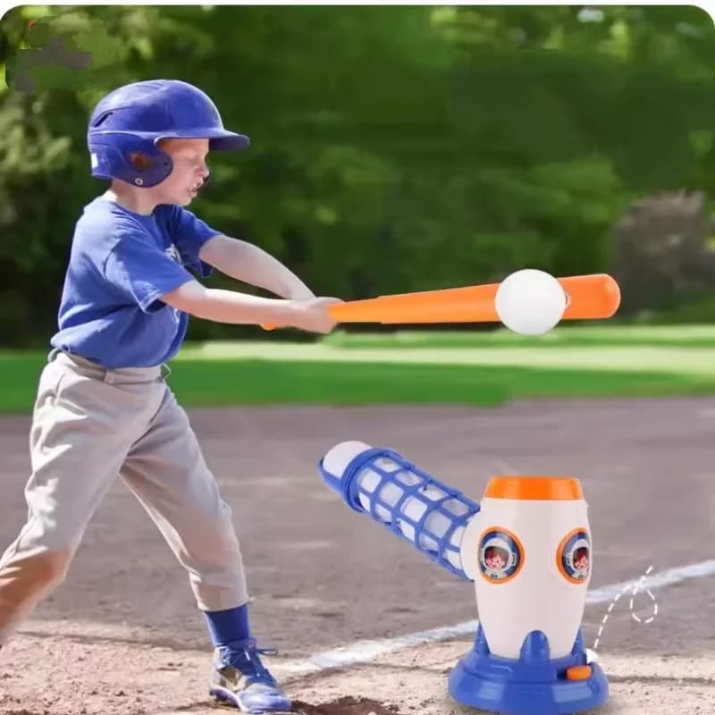 Lanciatore da baseball elettrico Lanciatore automatico Set di giocattoli per bambini Giocattoli sportivi per interni all'aperto Palla da tennis per ragazzi Regali di giochi educativi