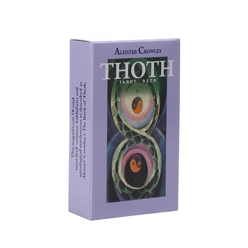 78PCS Thoth Tarocchi Carte Divinazione Mazzo Versioni inglesi Edizione Oracle Board Giocare a giochi da tavolo per la festa
