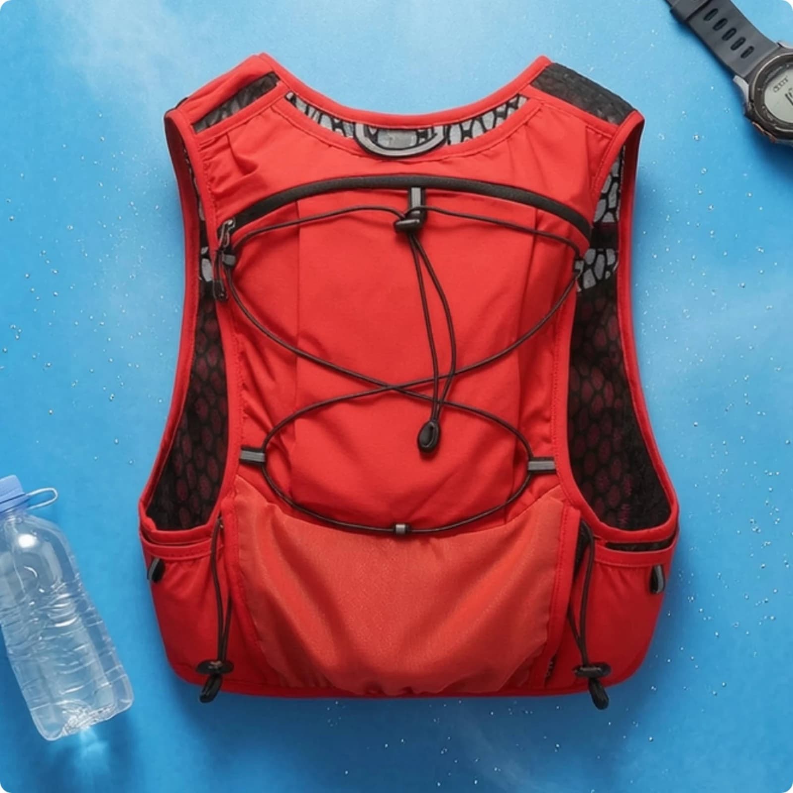 Running Vest Backpack Breathable Hydration Vest Running Backpack Secure Hydration Pack Stable for Runners