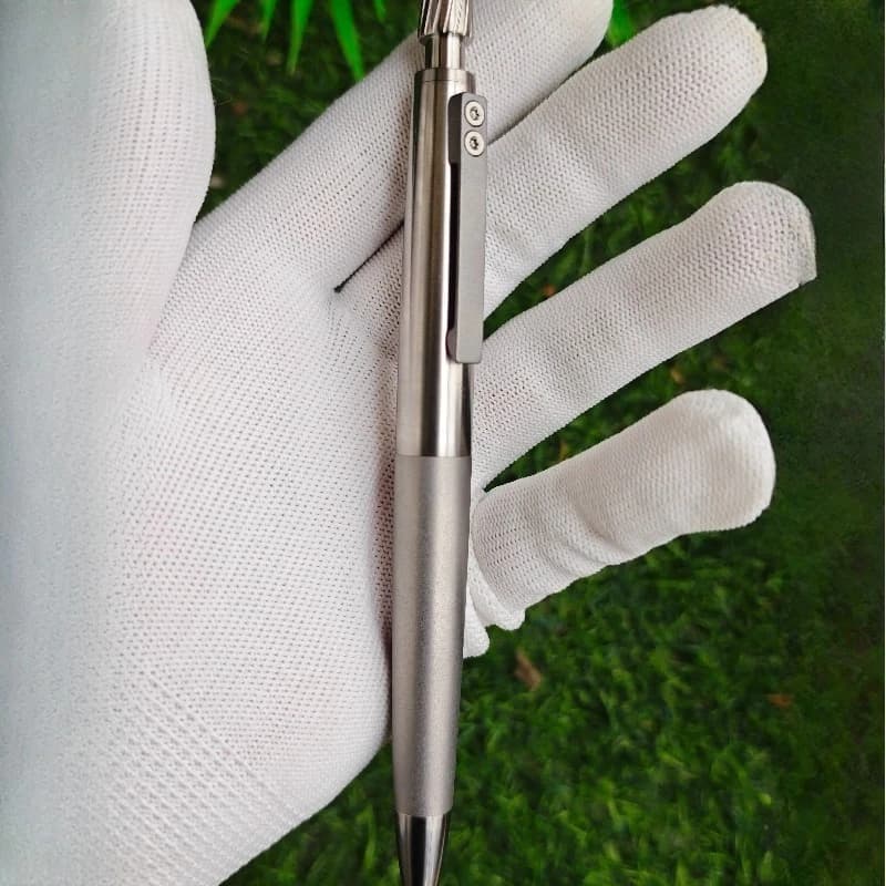 BALAOYE Tutte le penne gel in lega di titanio 2025 Struttura centrale rotante superiore Penna roller neutra Schneider Nero 0,5 mm Ricarica regalo